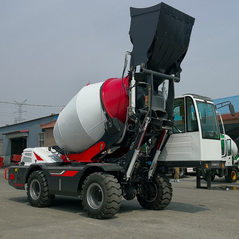 4m3 self-loading concrete mixer
