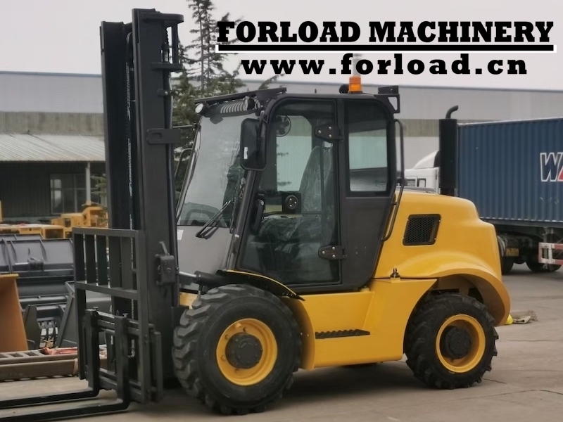 3.5tons 4WD diesel forklift with Cummins engine