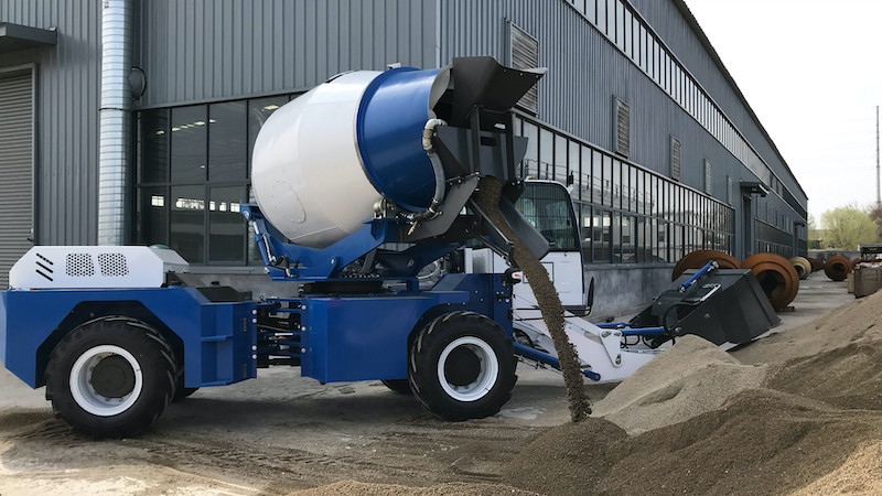 JBC350 self-loading concrete mixer